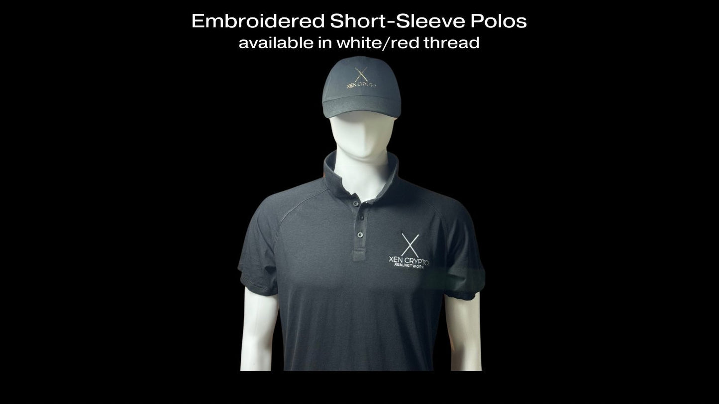 Polo Shirt, Half-Sleeve Unisex - EMBROIDERED